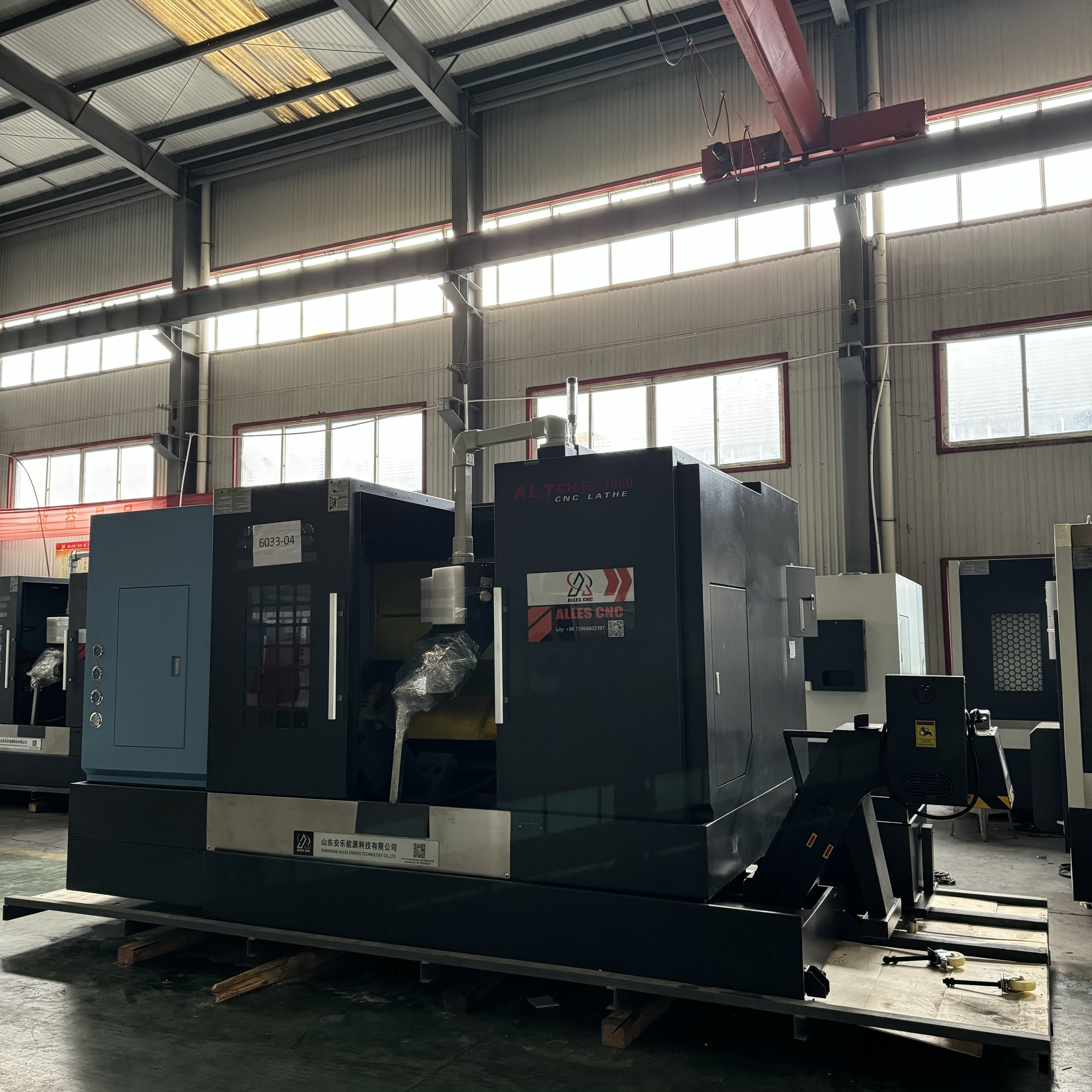 Шесть токарно-фрезерных станков с ЧПУ ALTCK63-1500 отправлены в Россию