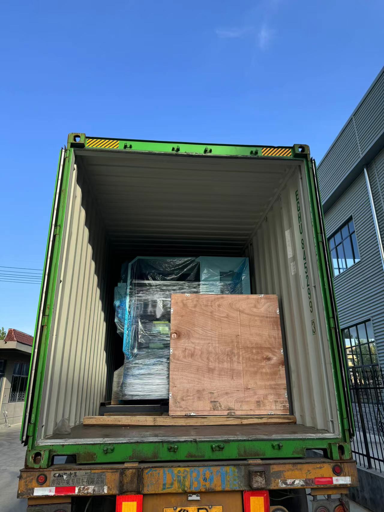 Токарный станок с ЧПУ ALCK6150X1000 готовится к отправке в Колумбию