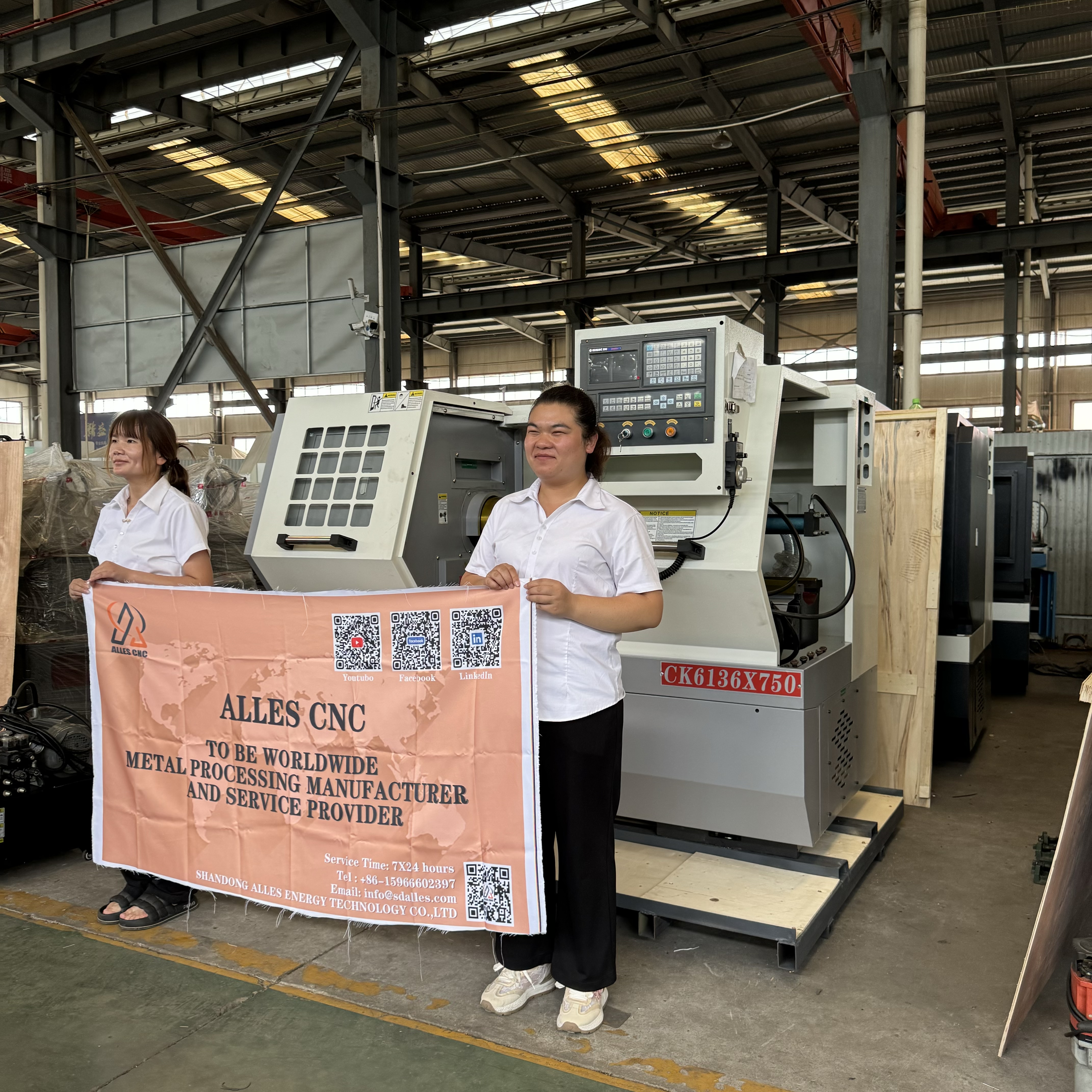 ALCK6136 CNC Talkes успешно упакован и отправлен на российский рынок