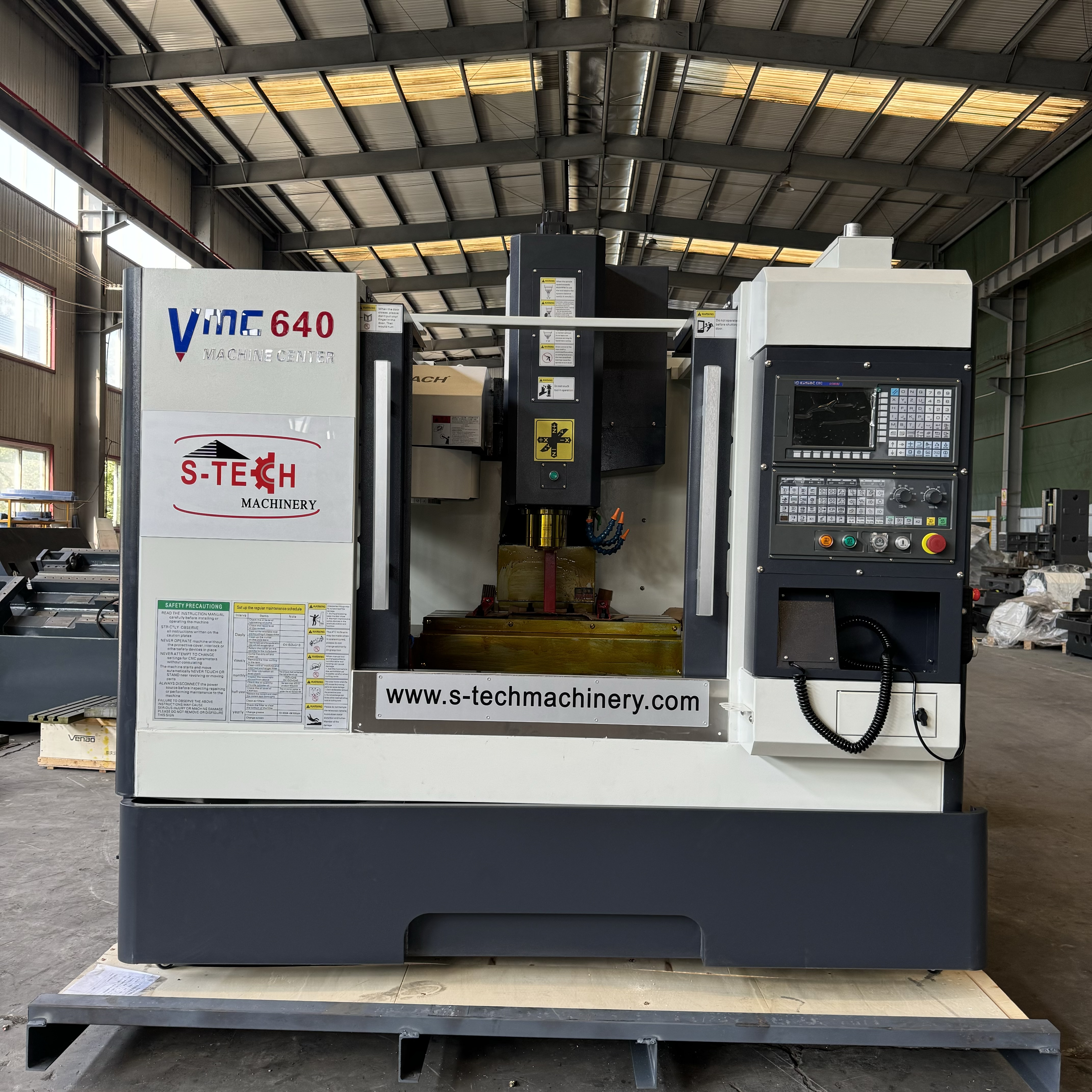 Высокая вертикальная обработка VMC640 будет отправлен в Мексику