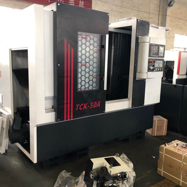 Токарный Станок С ЧПУ С Наклонной Станиной Для Обработки Вала Заготовки