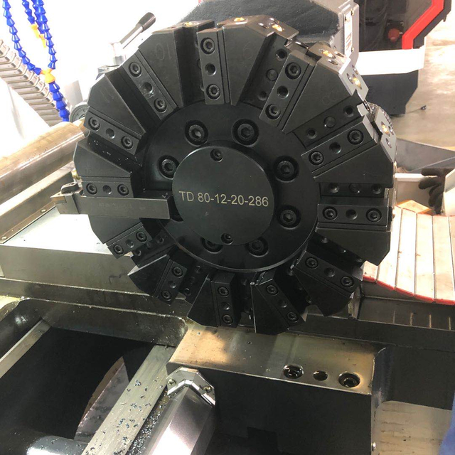 Плоская кровать CNC Turning Center Metal