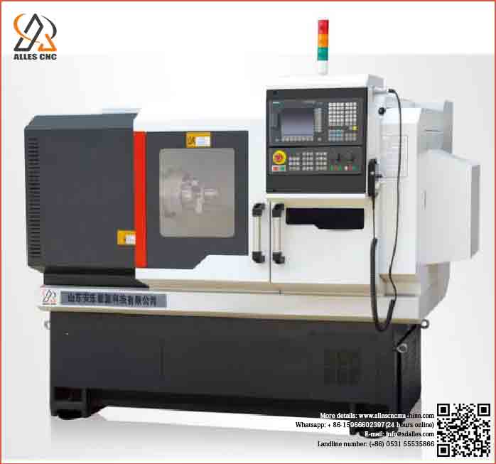 Горизонтальная металлическая машинка с ЧПУ.