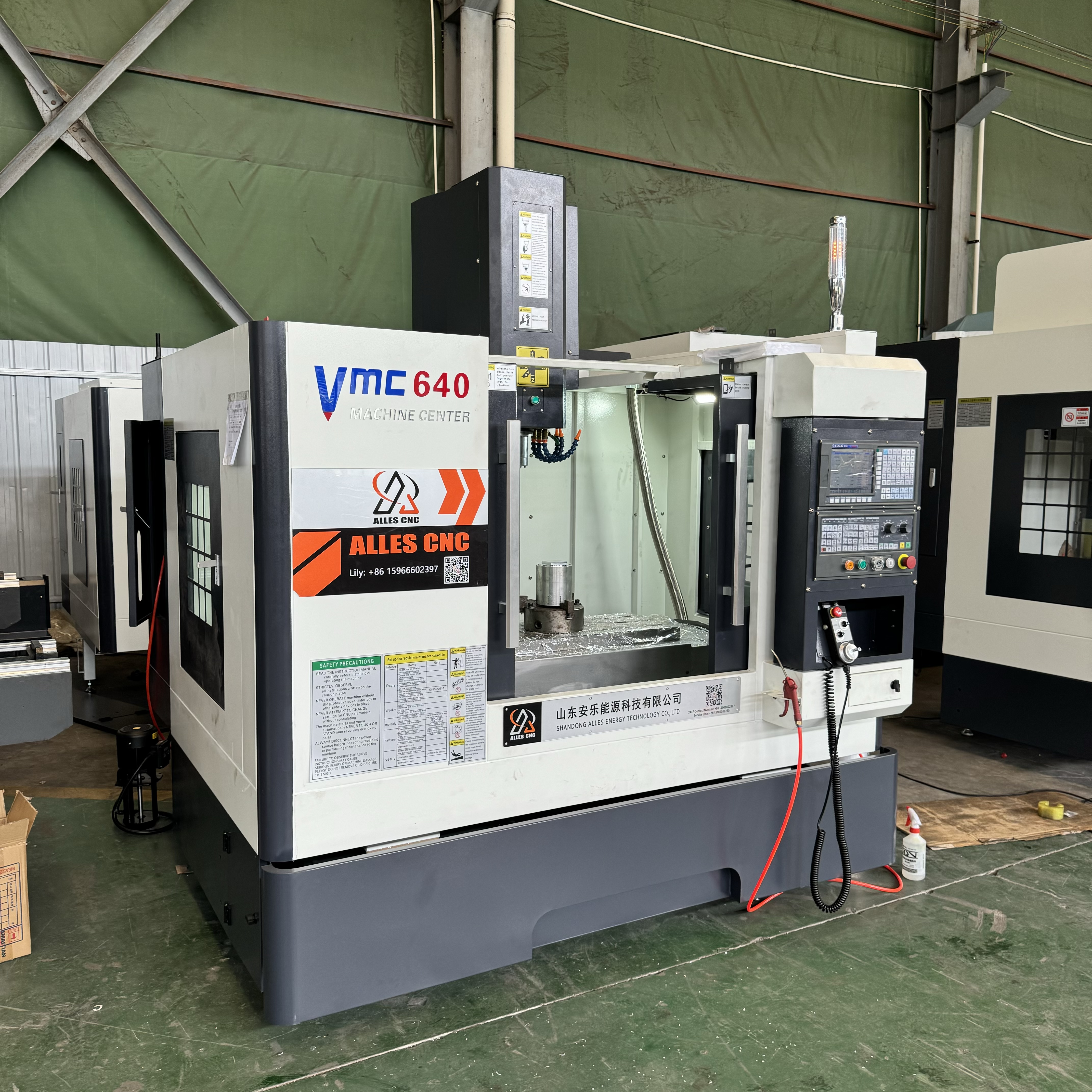 Высокоточный вертикальный обрабатывающий центр VMC640 скоро будет отправлен в Колумбию