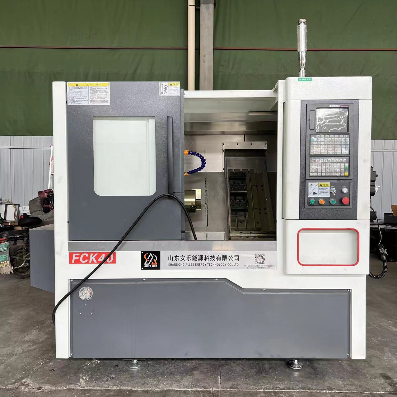 Наклонная кровать с ЧПУ токарное место FCK40