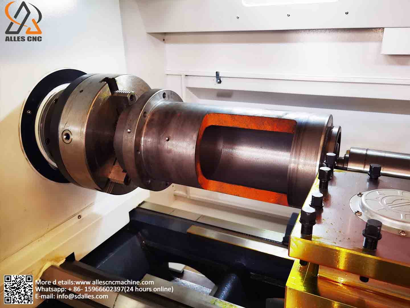 Автоматическая наклонная кровать с ЧПУ Токарна Металлический Тран