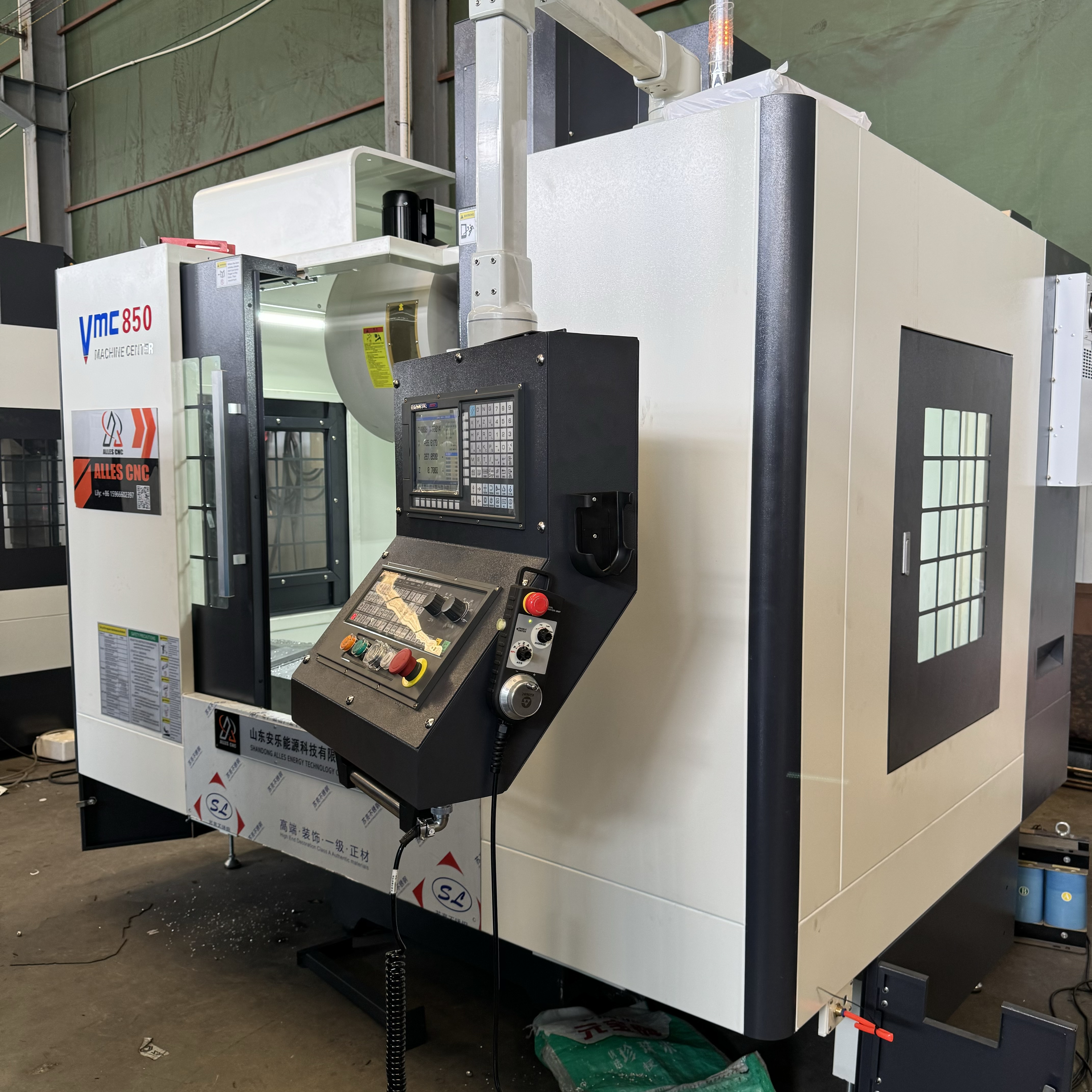 Вертикальная обработка ALVMC850 в Китае успешно отправлен в Мексику