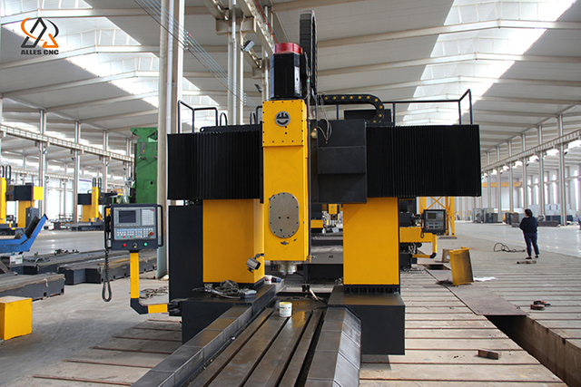 Гантри -с ЧПУ фрезерная машина для металла